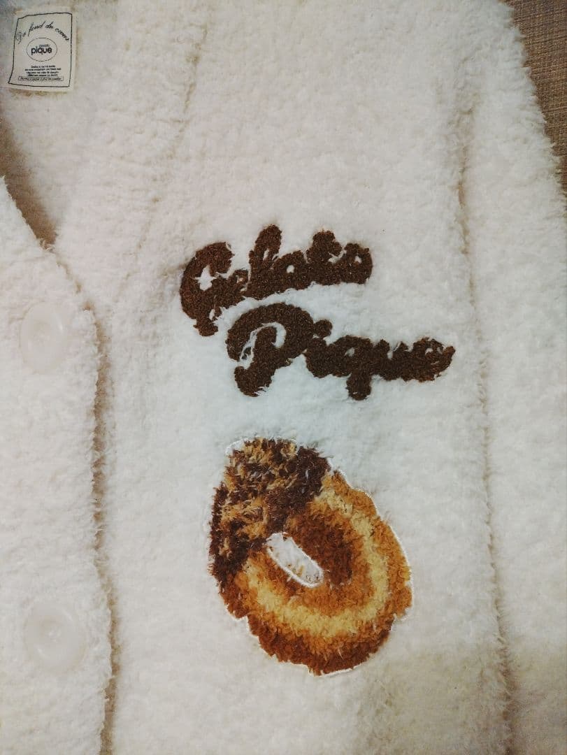 Gelato Pique クリーム色ルームウェア