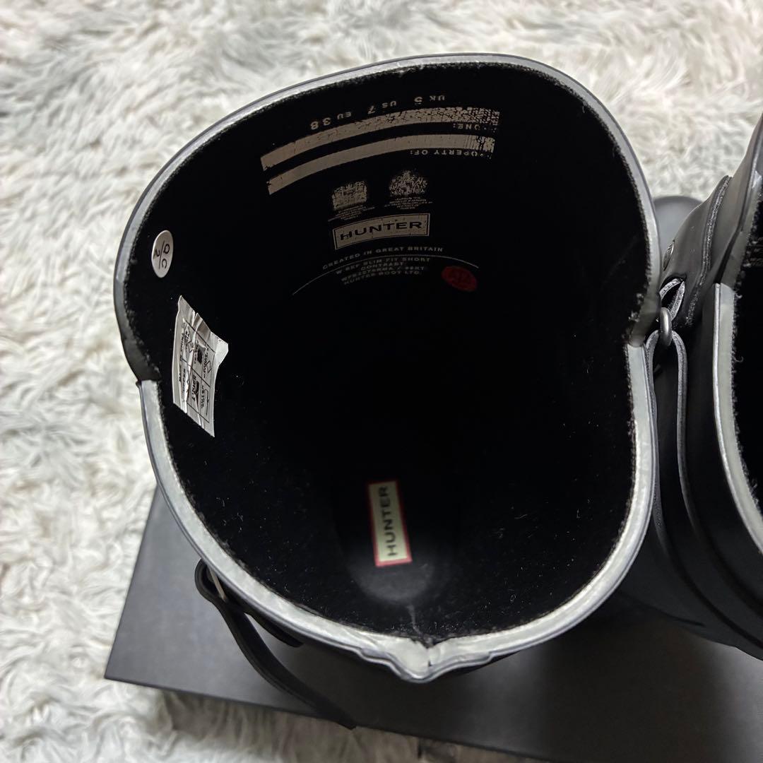 【未使用に近い】HUNTER レインブーツSLK 38〈定価20,350円〉