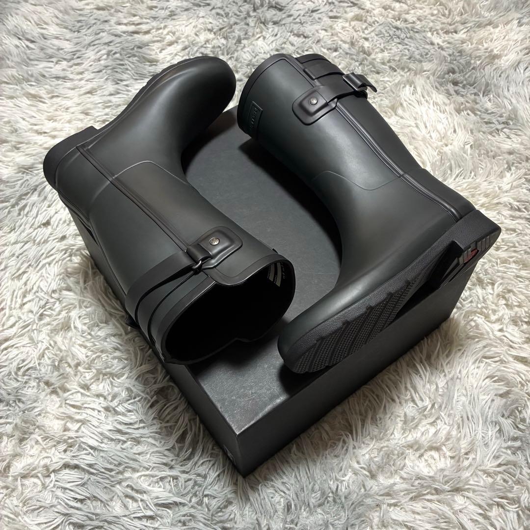 【未使用に近い】HUNTER レインブーツSLK 38〈定価20,350円〉