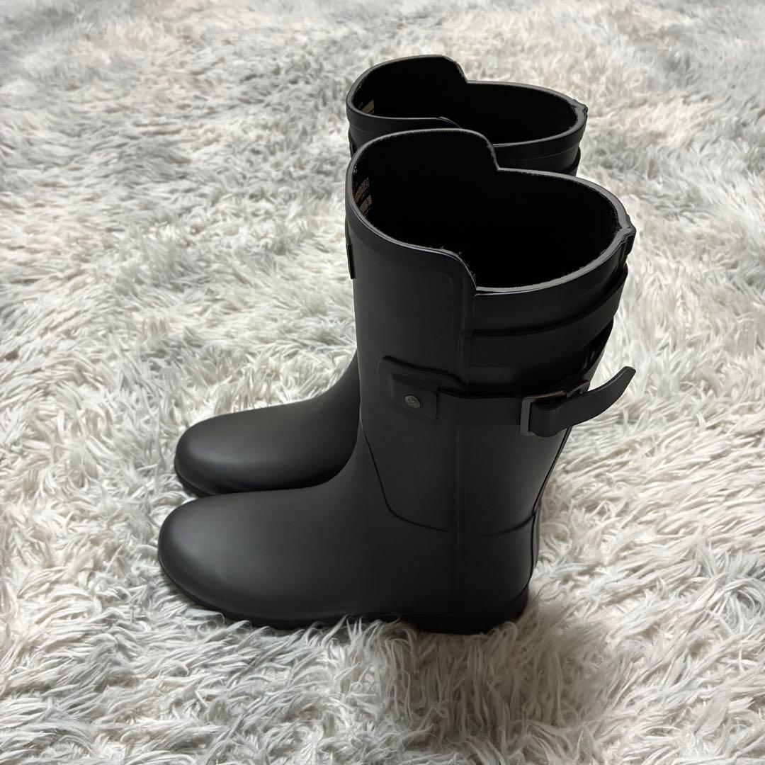 【未使用に近い】HUNTER レインブーツSLK 38〈定価20,350円〉
