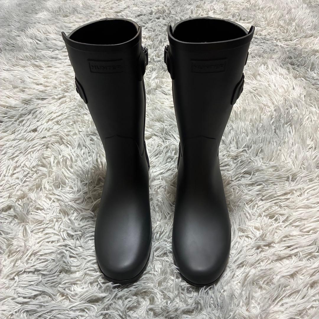 【未使用に近い】HUNTER レインブーツSLK 38〈定価20,350円〉
