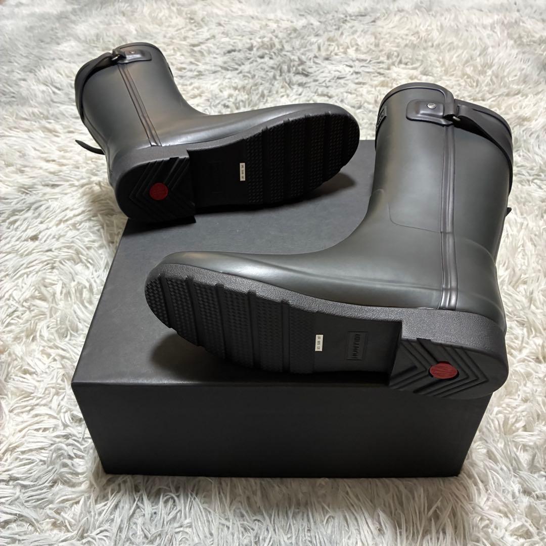 【未使用に近い】HUNTER レインブーツSLK 38〈定価20,350円〉
