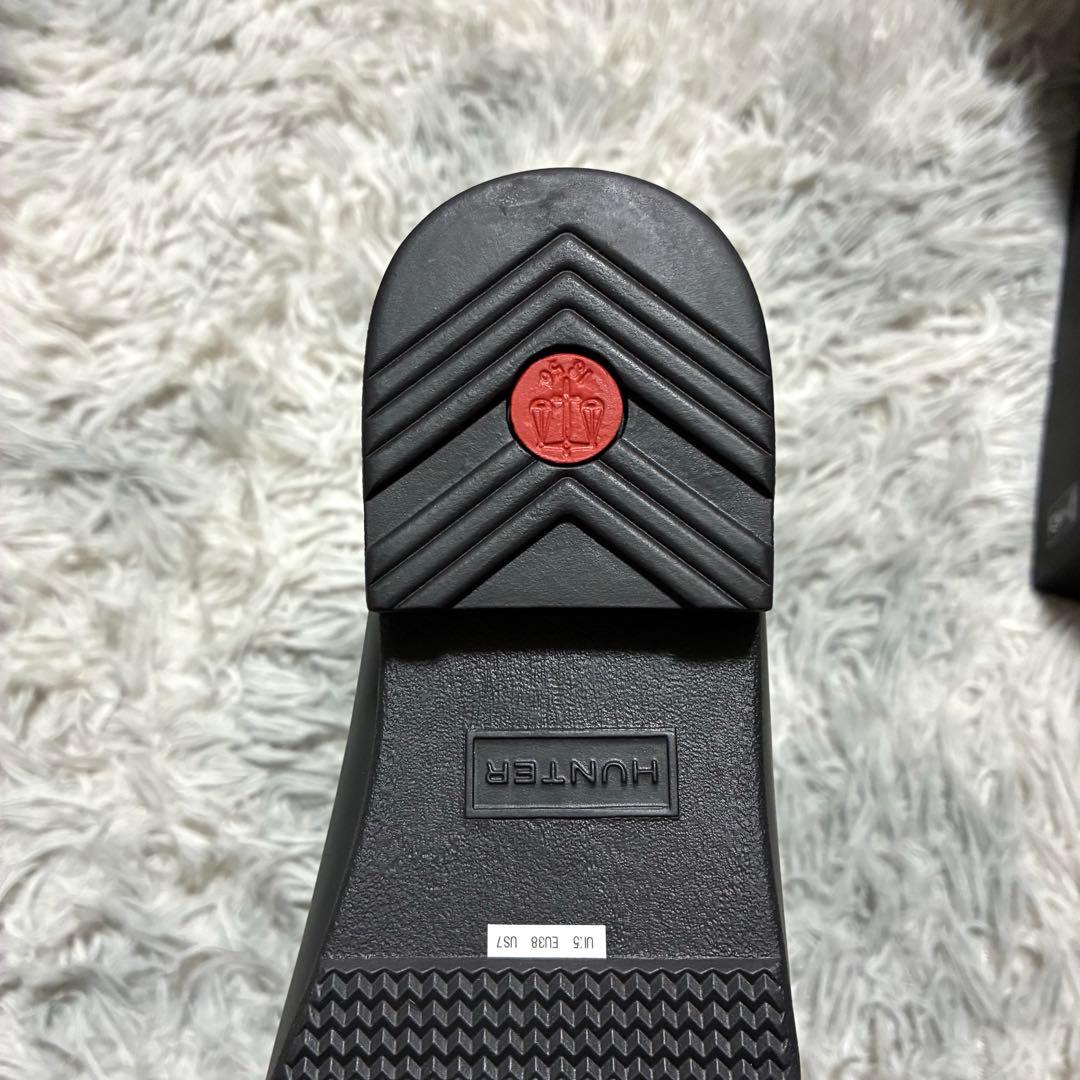 【未使用に近い】HUNTER レインブーツSLK 38〈定価20,350円〉