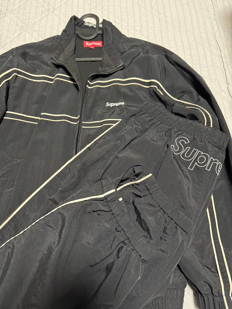 Supreme piping track jacket 17AW セットアップ