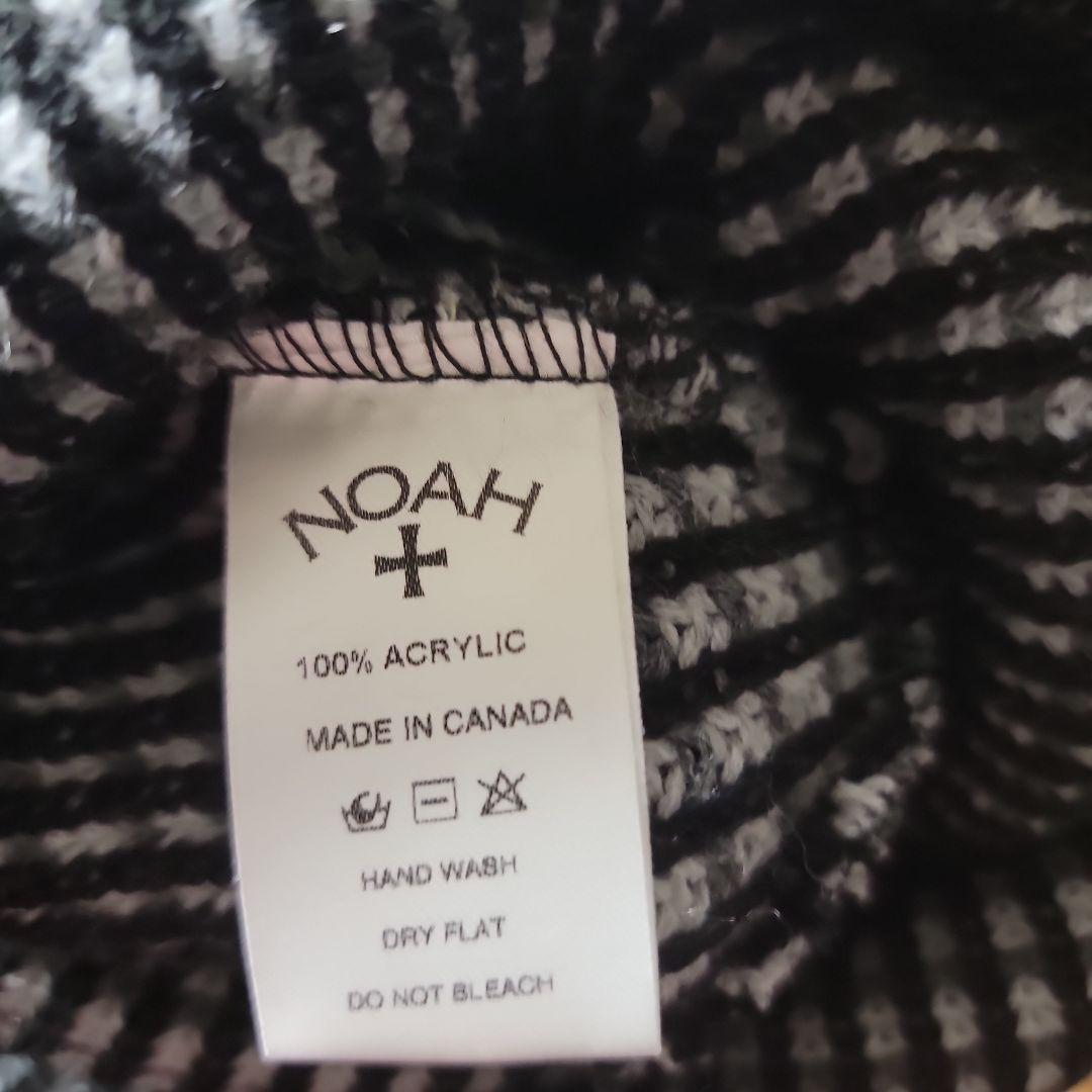 NOAH Tri-Color Beanie Black トリコロール ビーニー