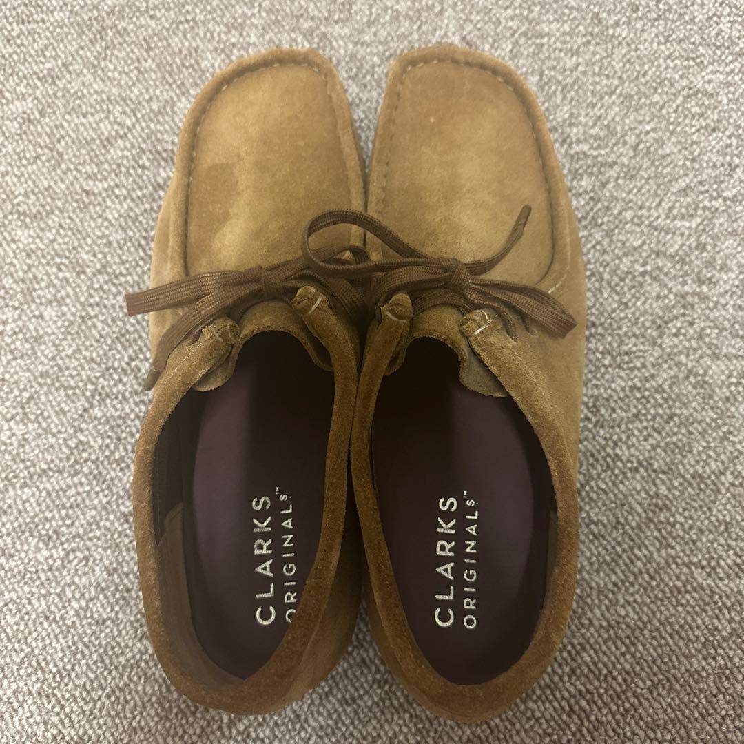 クラークス　ワラビー　Clarks キャメル　UK8h