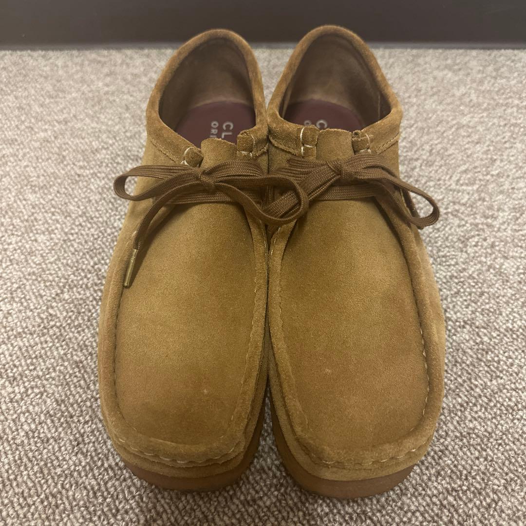 クラークス　ワラビー　Clarks キャメル　UK8h