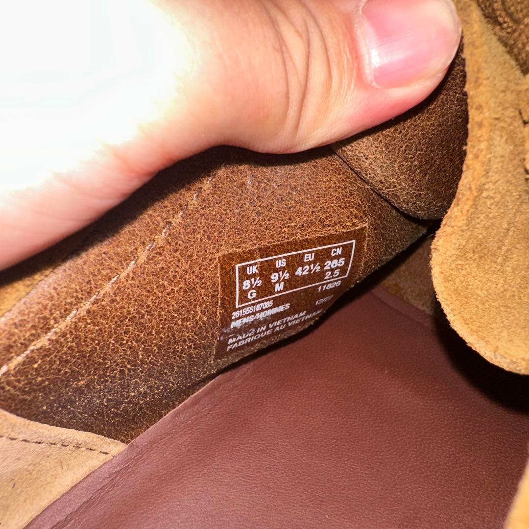 クラークス　ワラビー　Clarks キャメル　UK8h
