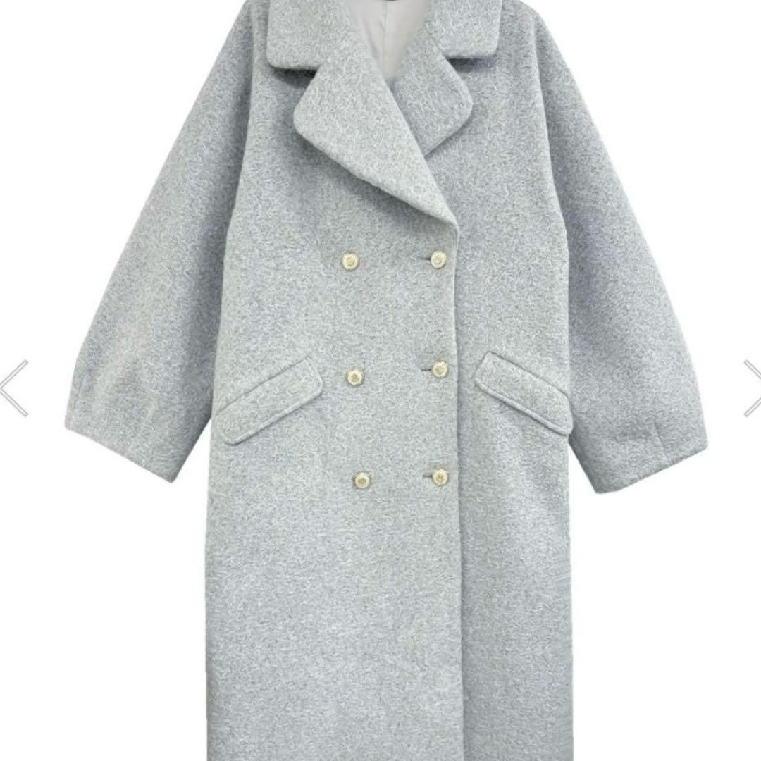 【 rosemuse 】tailored loose coat gray