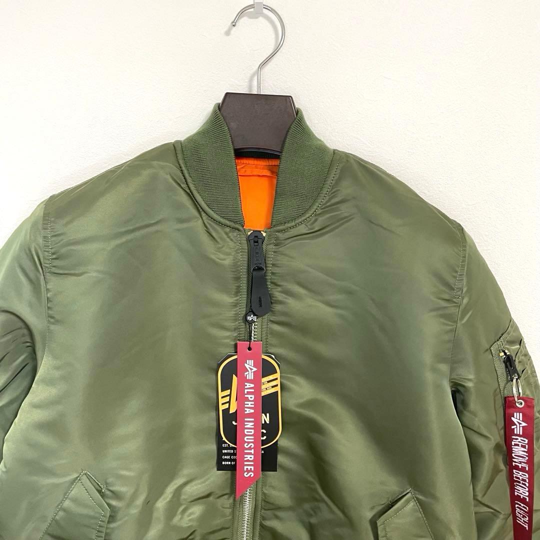 【新品】ALPHA INDUSTRIES MA-1 フライトジャケット M