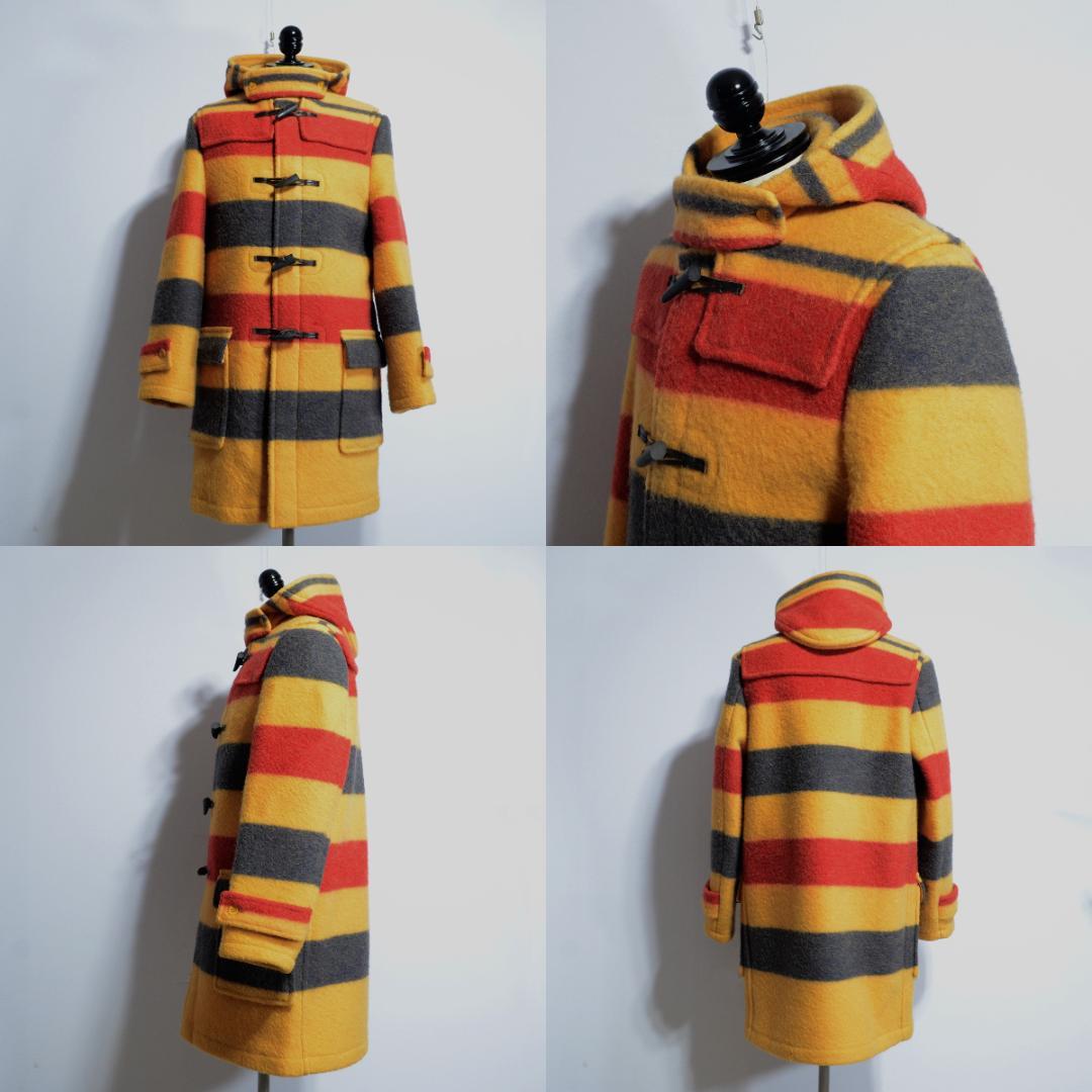 超貴重極上品 グレンフェル ダッフル ロカバール生地 黄×赤×紺 サイズ34