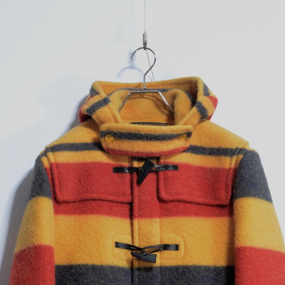 超貴重極上品 グレンフェル ダッフル ロカバール生地 黄×赤×紺 サイズ34