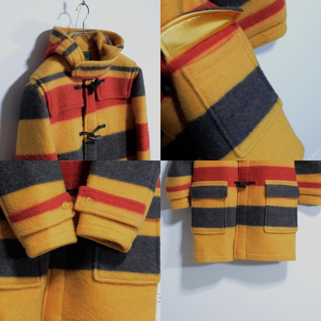超貴重極上品 グレンフェル ダッフル ロカバール生地 黄×赤×紺 サイズ34