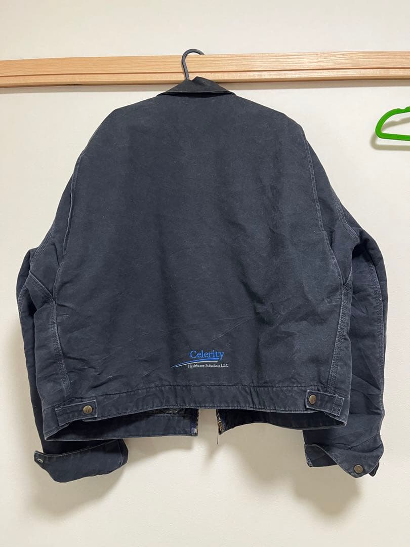 Carhartt デトロイトジャケット　企業ロゴ入り　squreemmm‼️