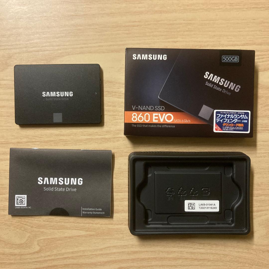 内蔵型SSD SSD 500GB SAMSUNG 860 EVO