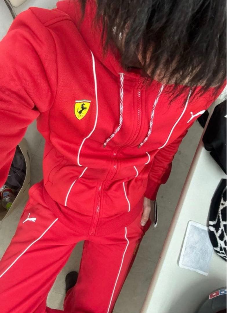 puma ferrari セットアップ us 赤 XS drip y2k