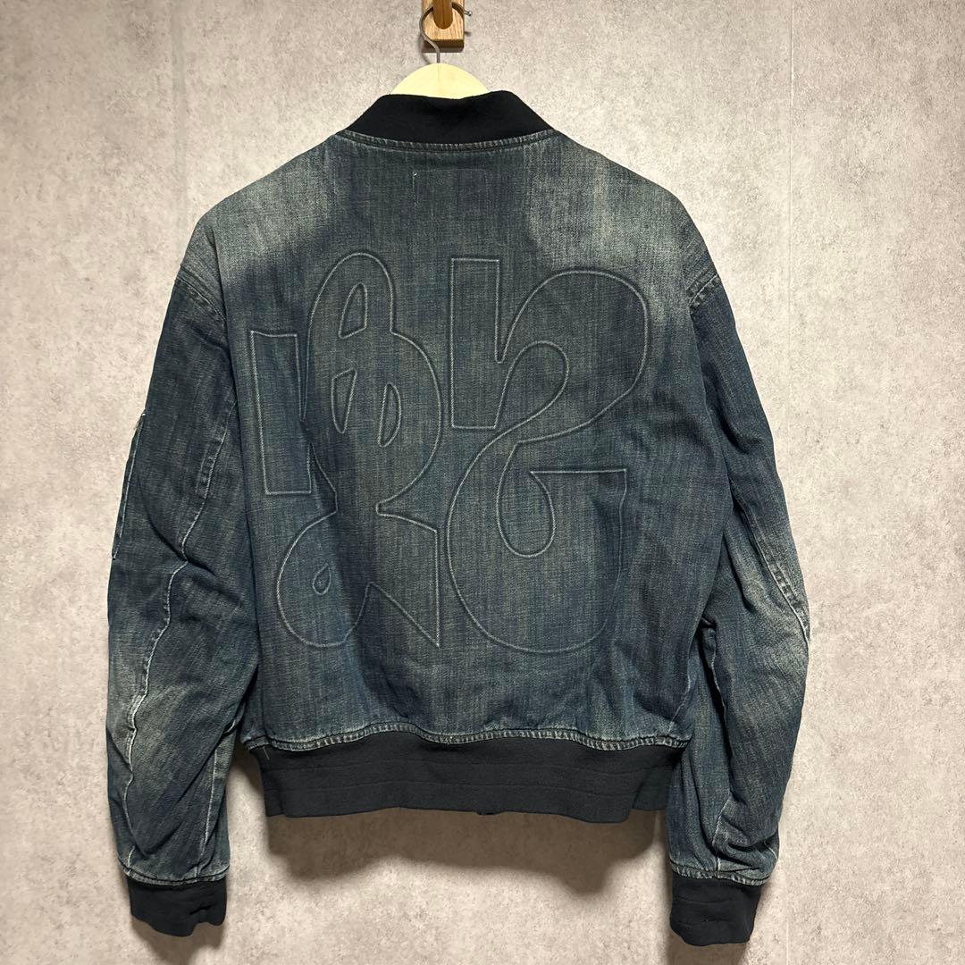ZARA ザラ エンボス加工ボンバージャケット M