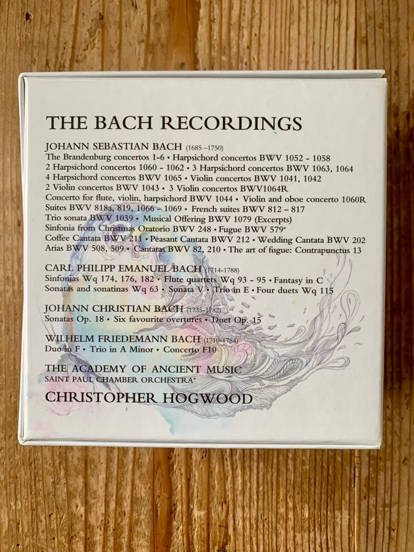 【廃盤】Hogwood ホグウッド Bach CD20枚セット
