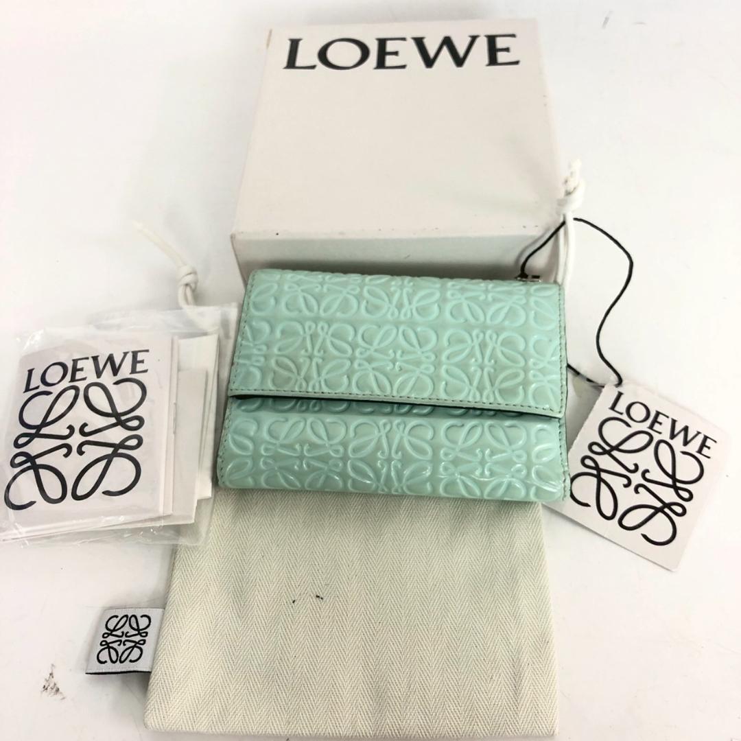 LOEWE ロエベ アナグラム ヴァーティカル・ウォレット 三つ折り財布
