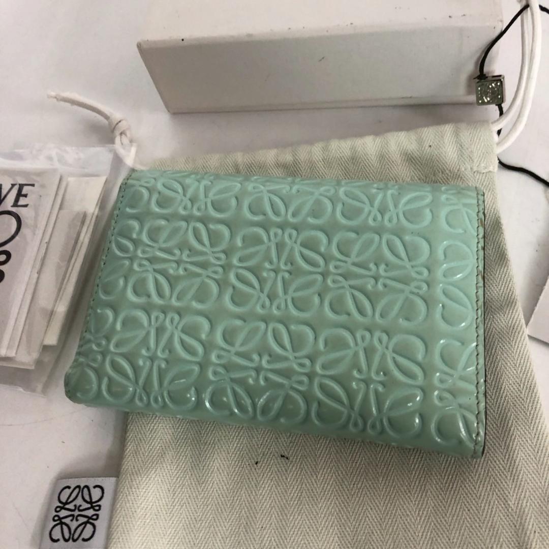 LOEWE ロエベ アナグラム ヴァーティカル・ウォレット 三つ折り財布