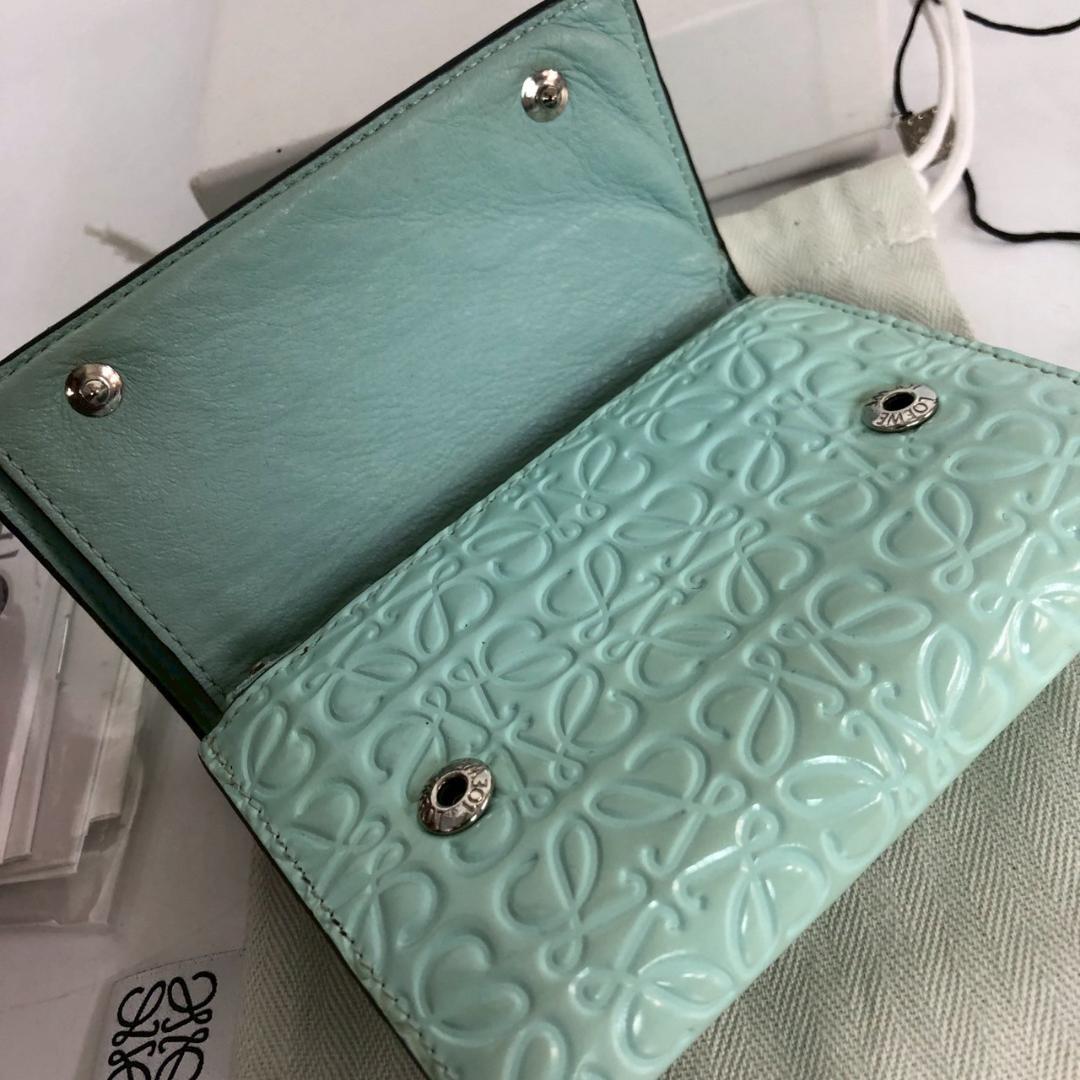 LOEWE ロエベ アナグラム ヴァーティカル・ウォレット 三つ折り財布