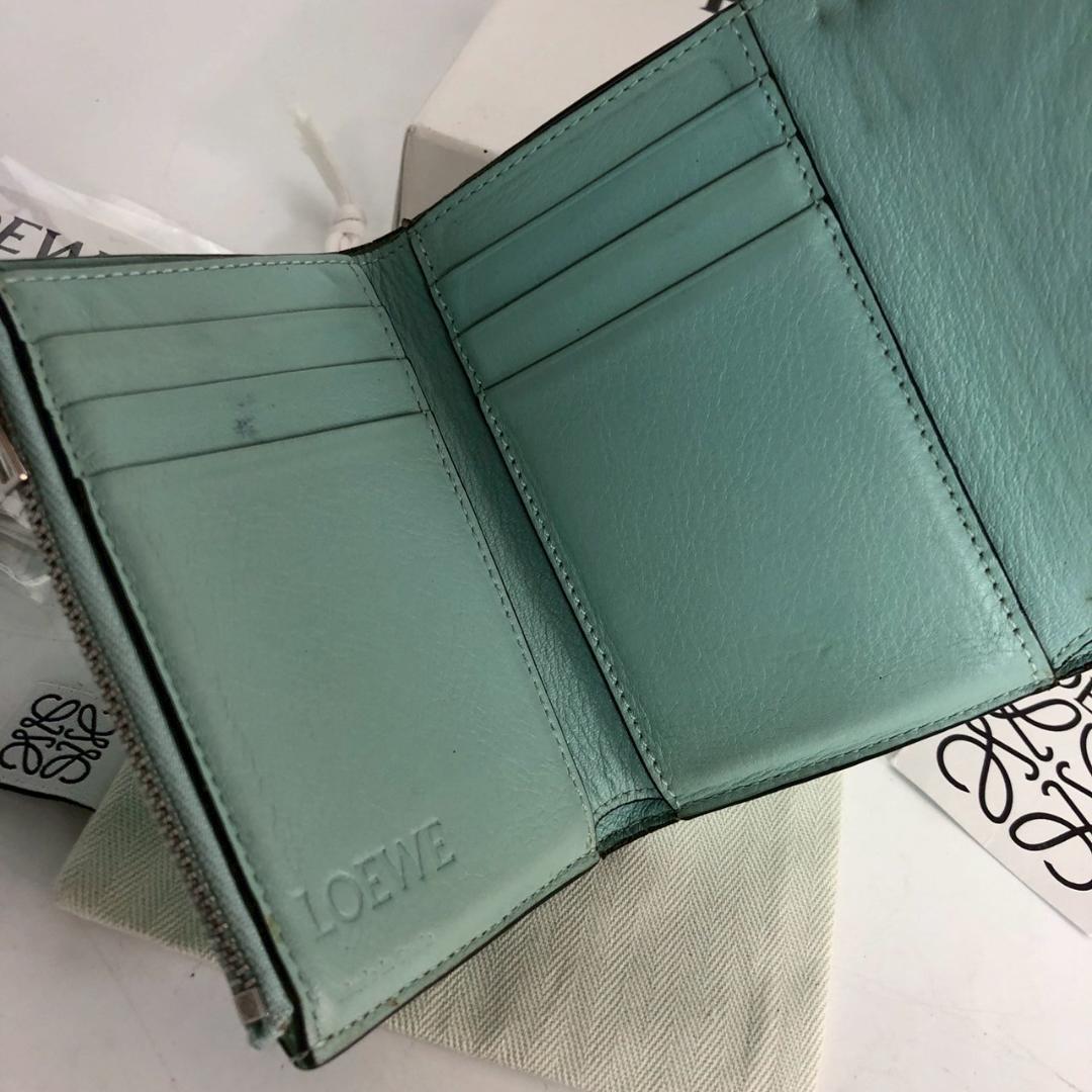 LOEWE ロエベ アナグラム ヴァーティカル・ウォレット 三つ折り財布