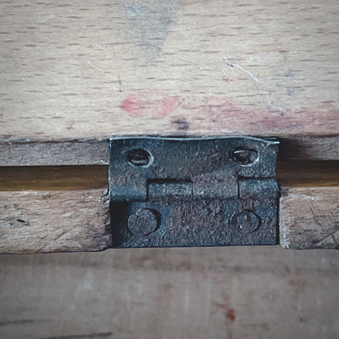 オランダ　アンティーク　靴磨き　道具箱　木箱POETSDOOS