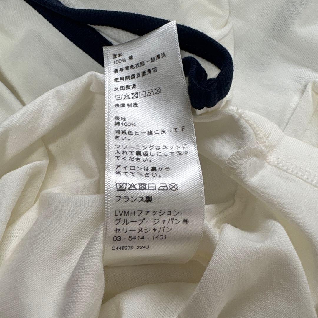 CELINE ロゴ Tシャツ ホワイト 半袖