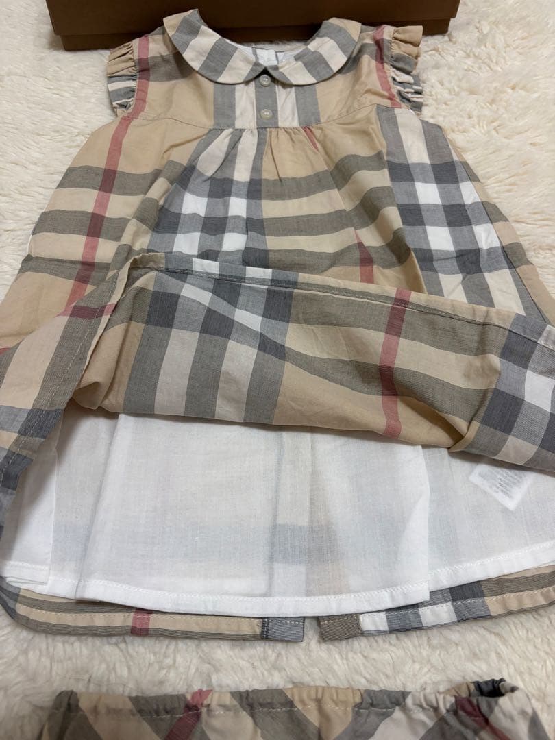 美品　バーバリー　バーバリーチルドレン　ワンピース　ブルマ　セット