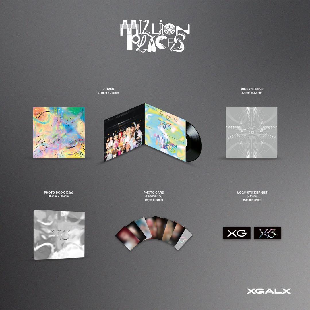 XG MILLION PLACES 受注生産 限定盤 VINYL レコード