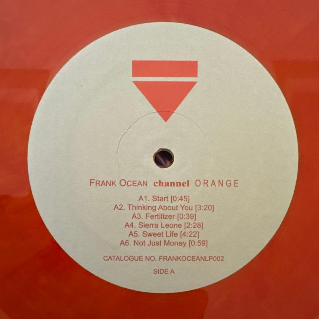 Frank Ocean channel ORANGE 12インチレコード