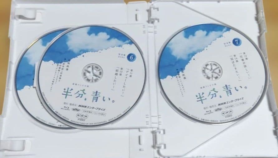 連続テレビ小説 半分,青い。完全版 ブルーレイBOX　※封入特典欠品