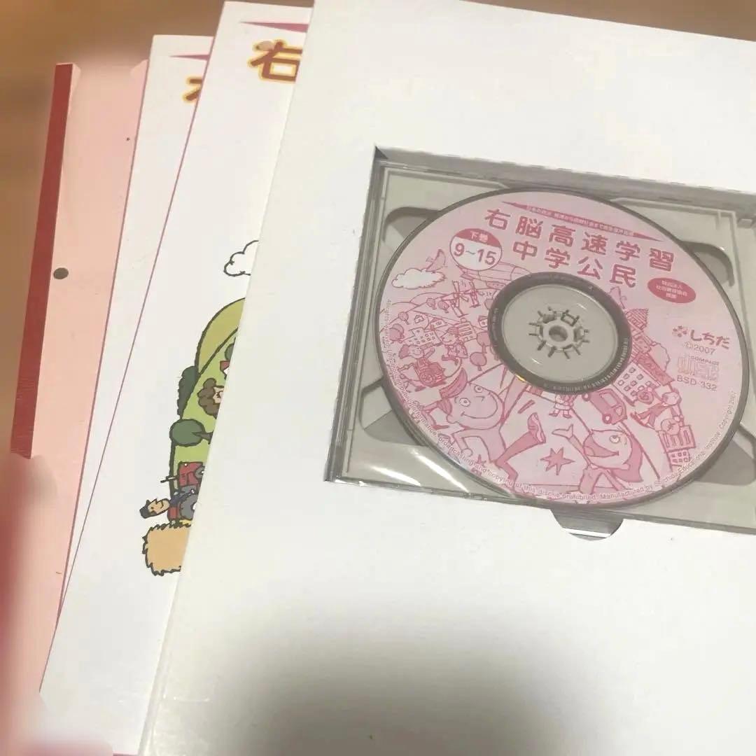 右脳高速学習 中学理科・歴史・公民・地理 セット