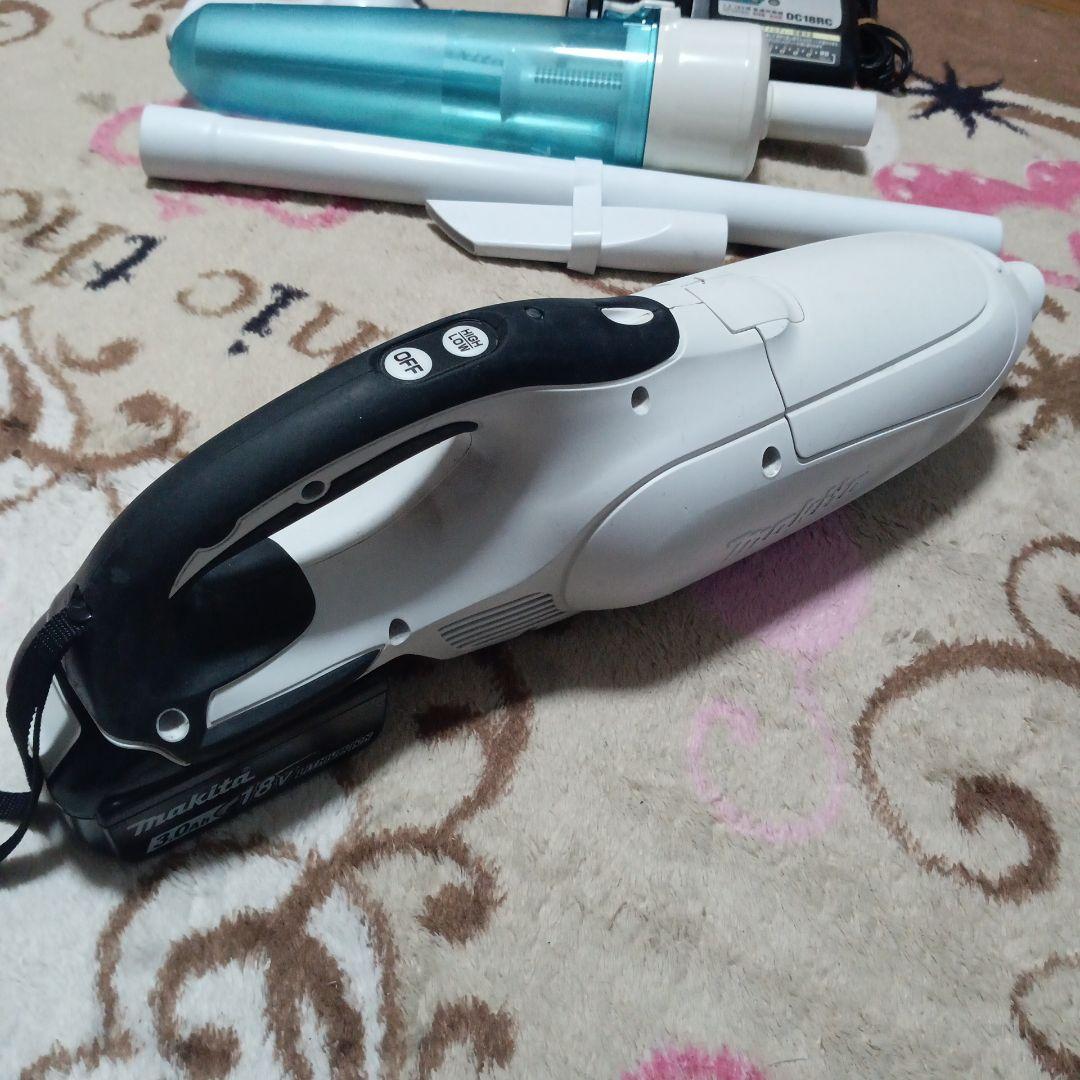 マキタ18V充電式クリーナ CL182FD 純正バッテリー 充電器 サイクロン付