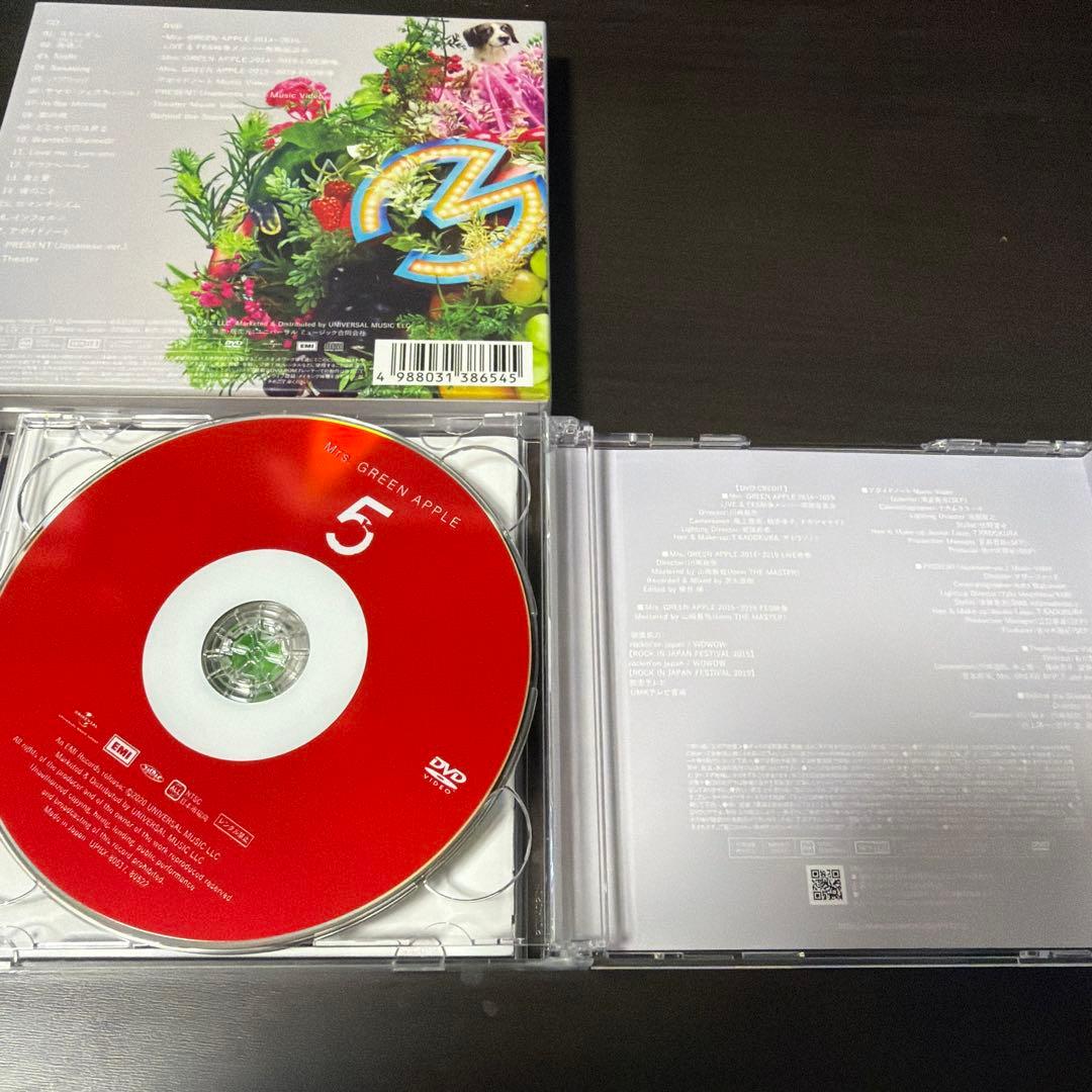 Mrs.GreenApple 5アルバム 初回限定盤