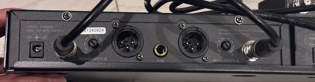 M*s様 SOUND PURE ワイヤレスマイク 8011II①箱あり