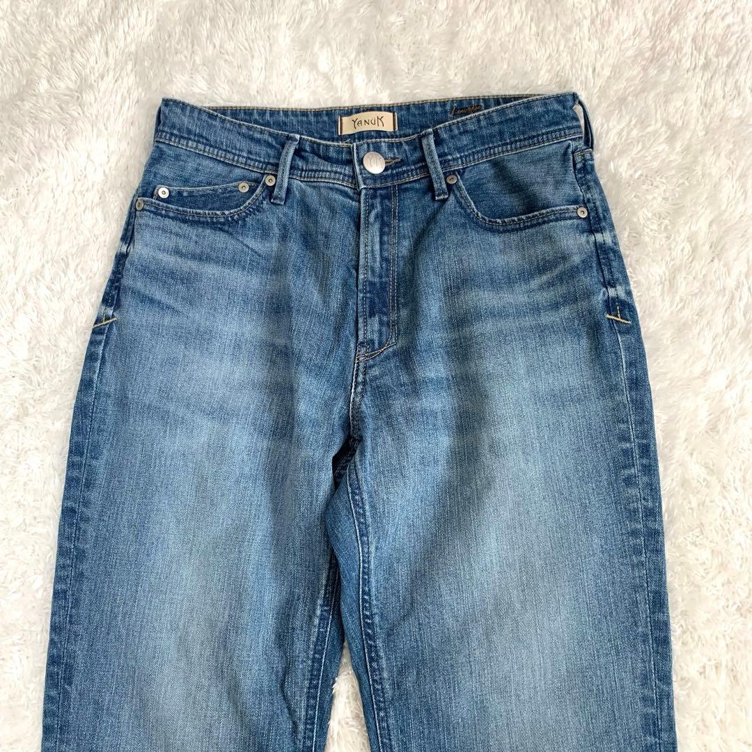 美品 ヤヌーク Low Rise ストレート\"LOUISE\" デニム 27