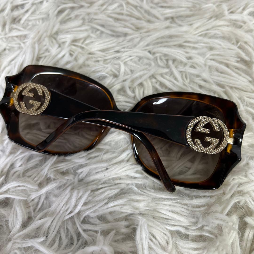 GUCCI 鼈甲　サングラス　インターロッキング　GG 眼鏡