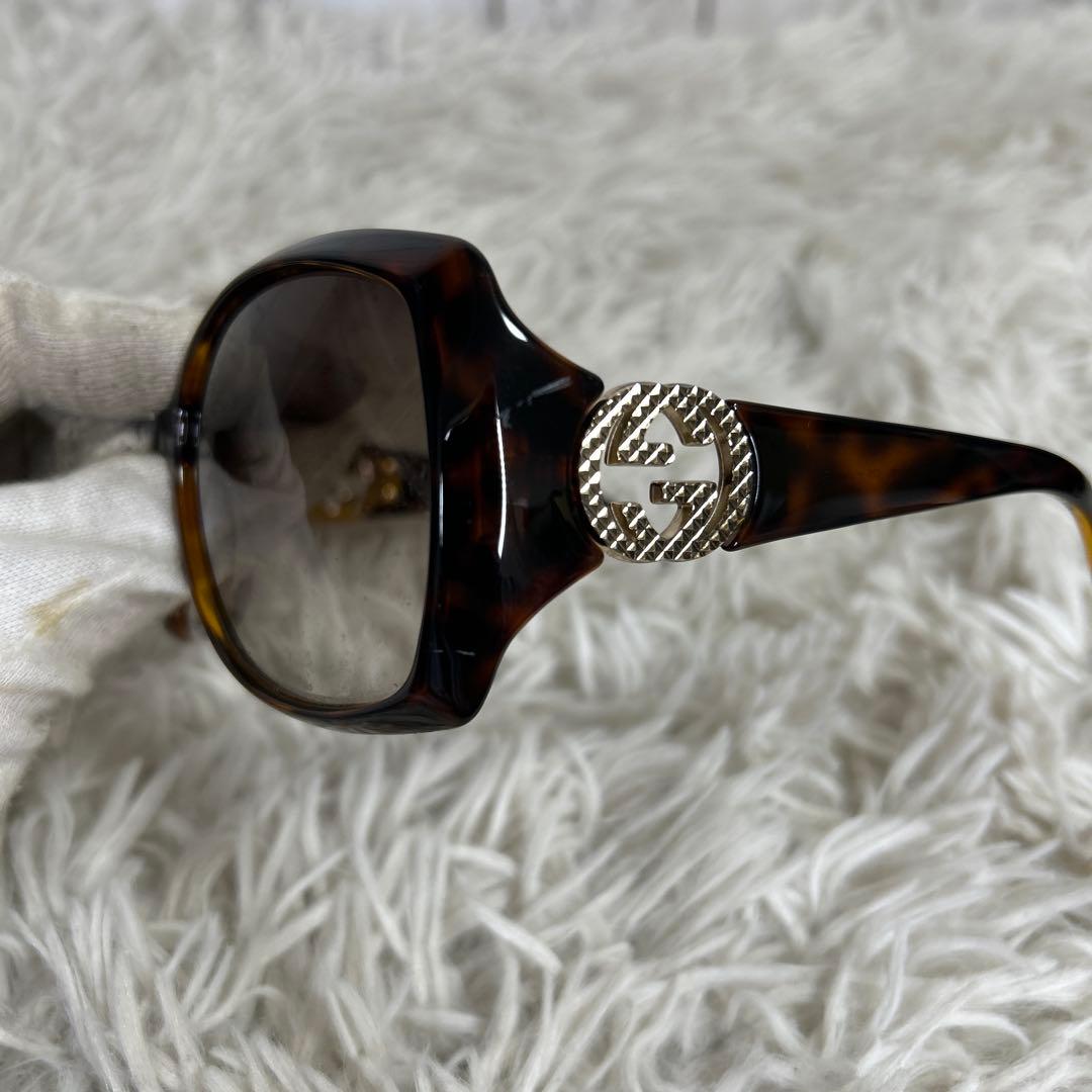 GUCCI 鼈甲　サングラス　インターロッキング　GG 眼鏡