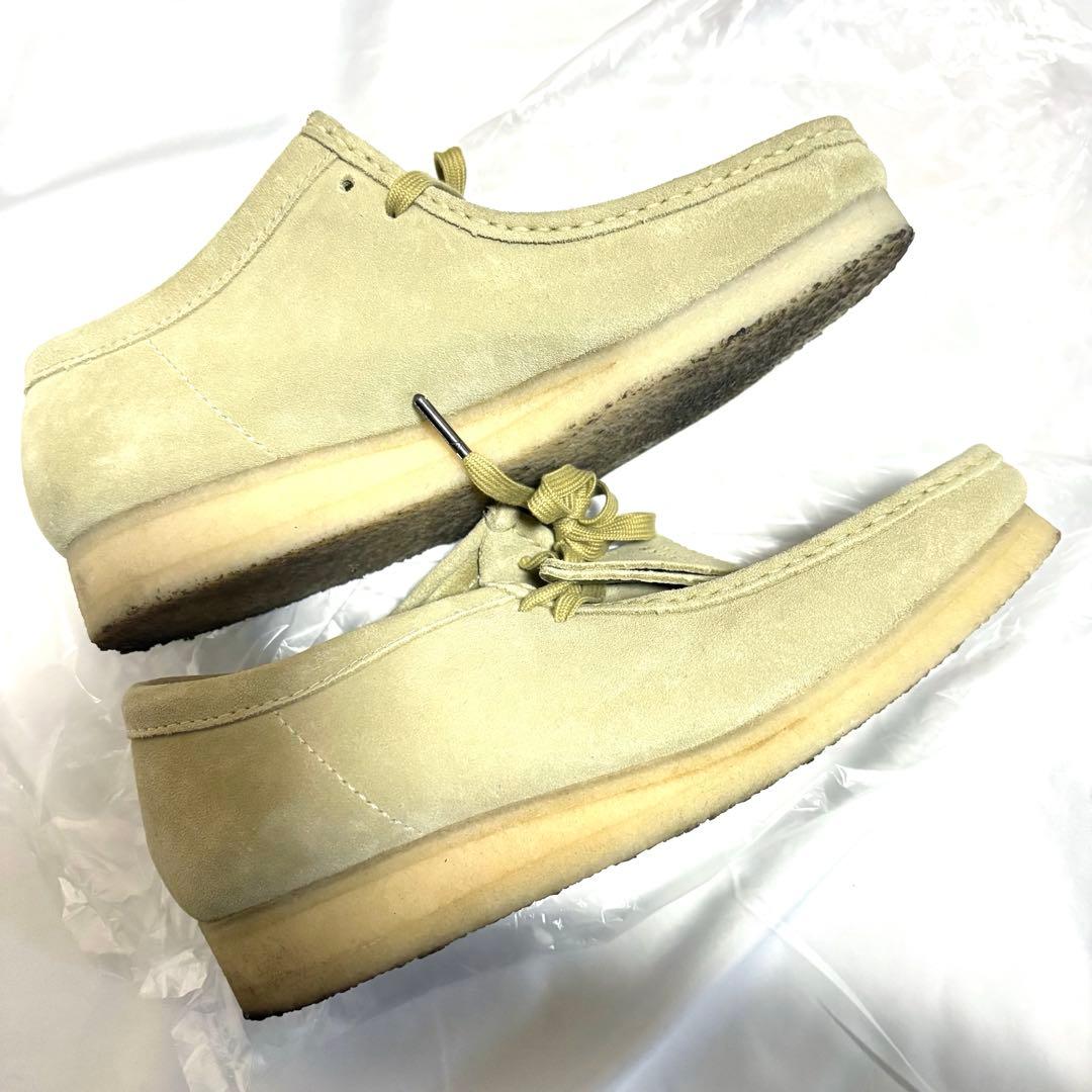 美品　クラークス ワラビー メープル スエード ローカット UK7.5 26cm
