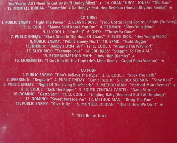 DEF JAM 10TH YEAR ANNIVERSARY (未開封CD）