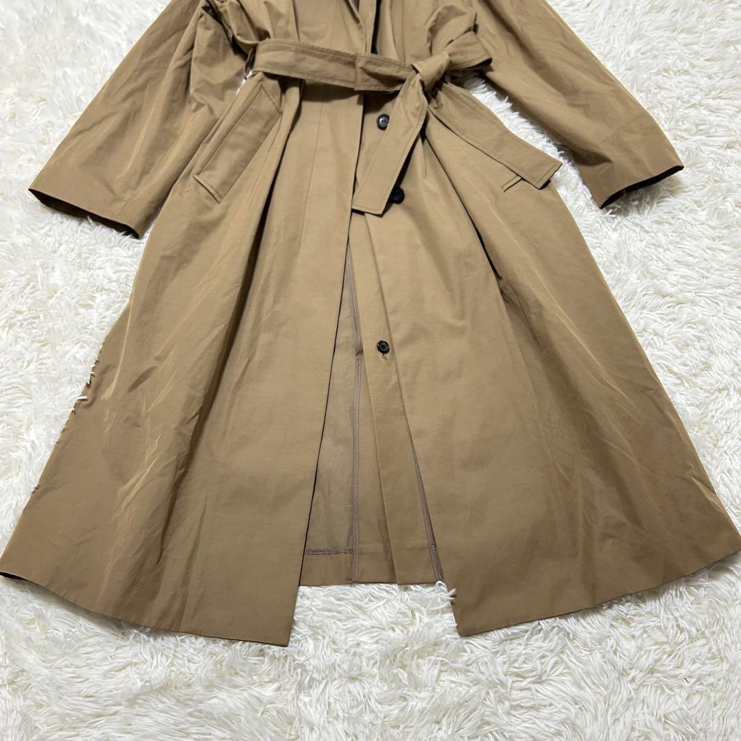 イエナ　ステンカラースプリングコート　ベルト　ロング　Mサイズ　ベージュ