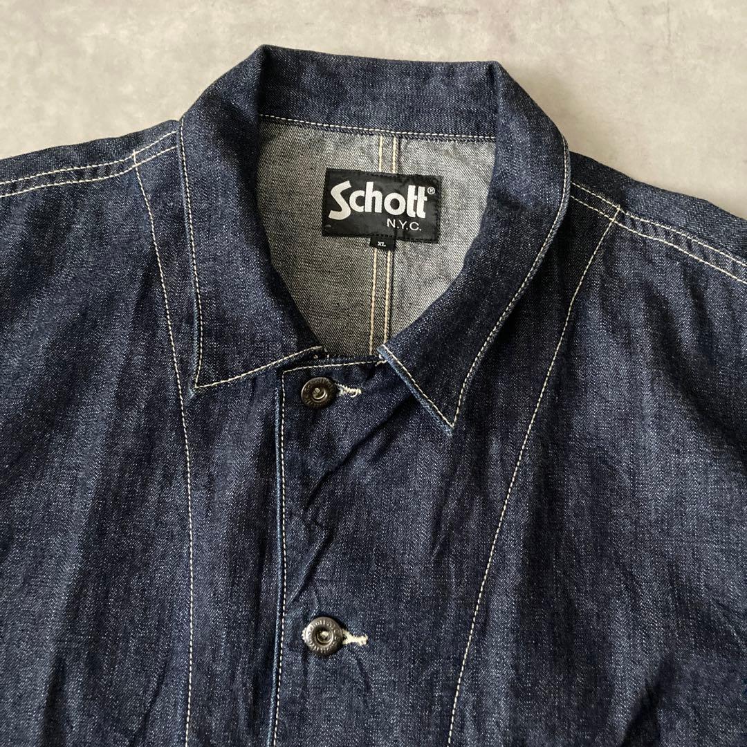 ジャケット・アウター Schott OLD DENIM WORK JACKET