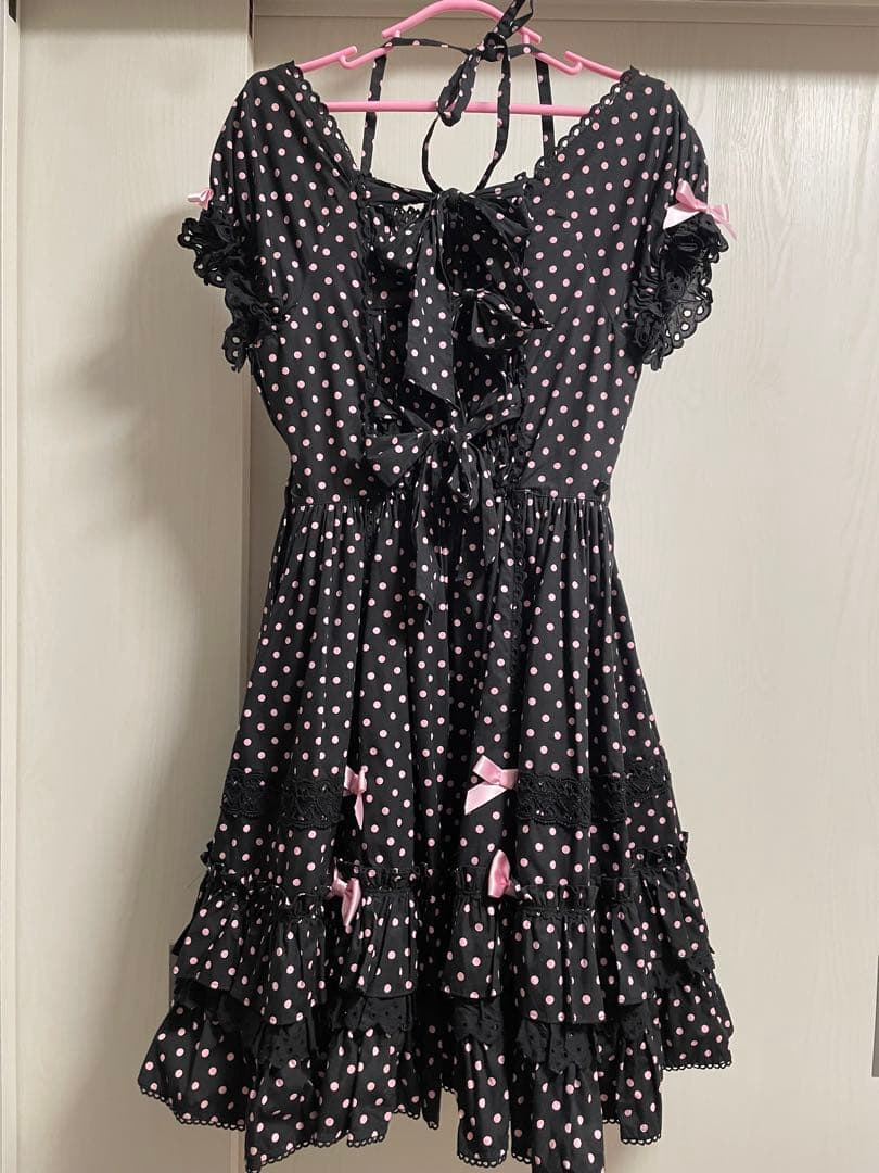Angelic Pretty ドット柄ワンピース リボン