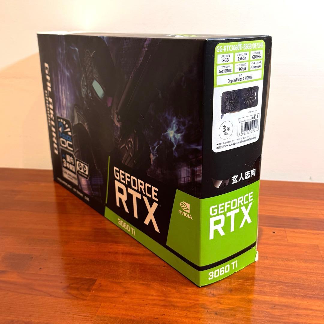 グラフィックボード・グラボ・ビデオカード GALAKURO GAMINGRTX 3060 Ti 8GB