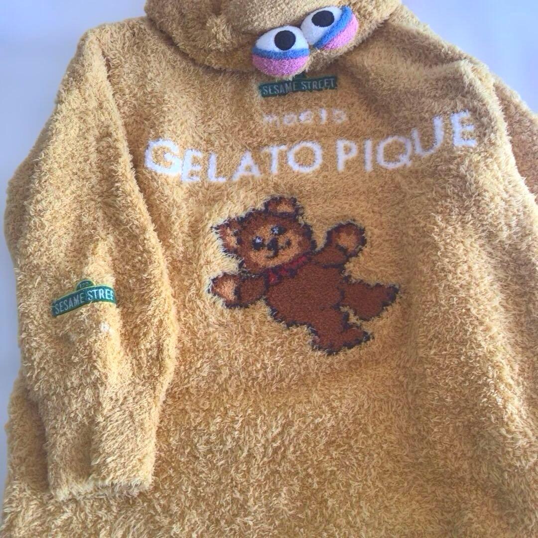 ジェラートピケ　セサミストリート　ビッグバードワンピース