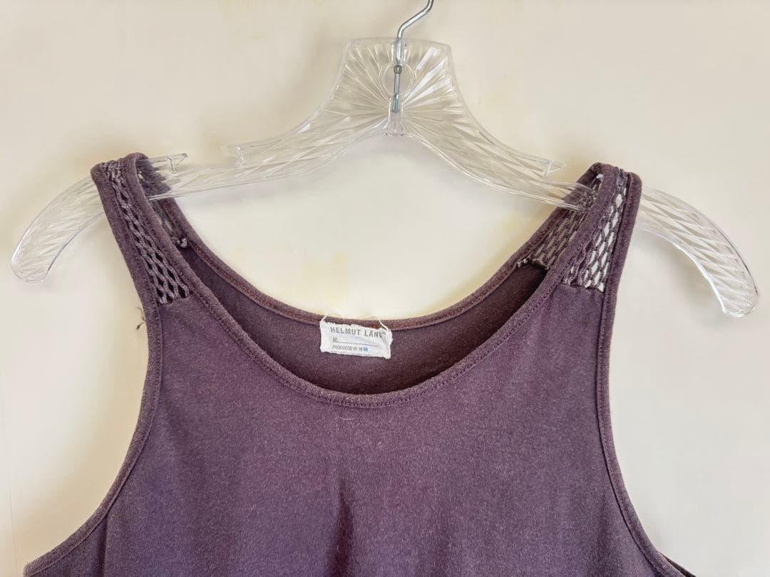 Helmut Lang 1998 メッシュ　タンクトップ