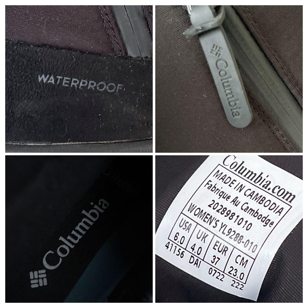 Columbia ショートブーツ ウォータープルーフ サイドジップ 23cm