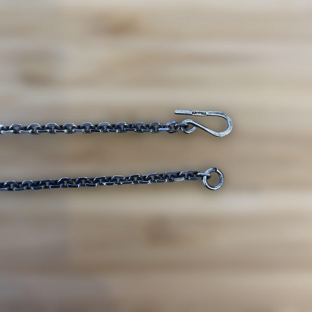 アリゾナフリーダム ネックレスチェーン 細角 2mm シルバー925