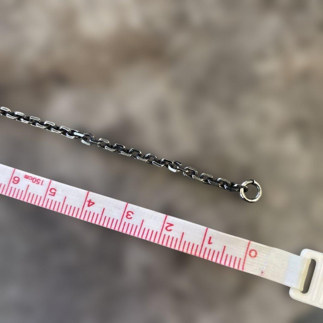 アリゾナフリーダム ネックレスチェーン 細角 2mm シルバー925